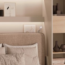 Sienas gulta 120 BED CONCEPT BC-02, kašmirs